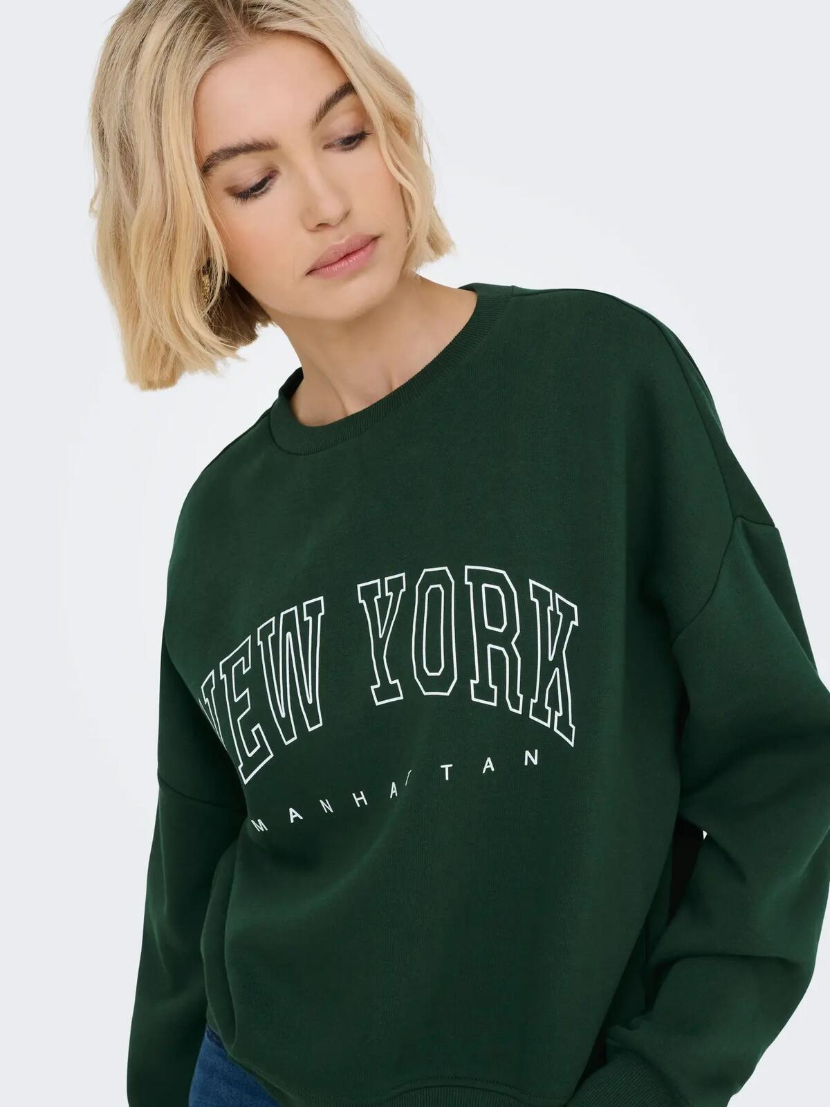 Only Sweatshirt 15254183 Yeşil