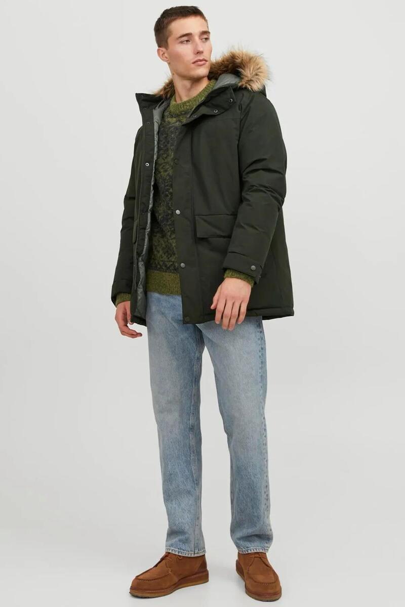 Jack&Jones Parka 12236096 Haki