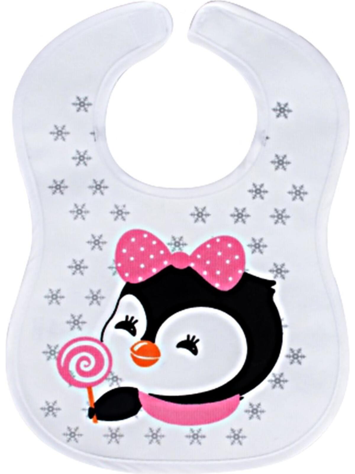 Sevi Mama Önlüğü Cırtlı Havlu Penguen 17-109