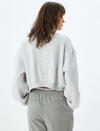 Koton Sweatshirt 5WAK10051EK Gri