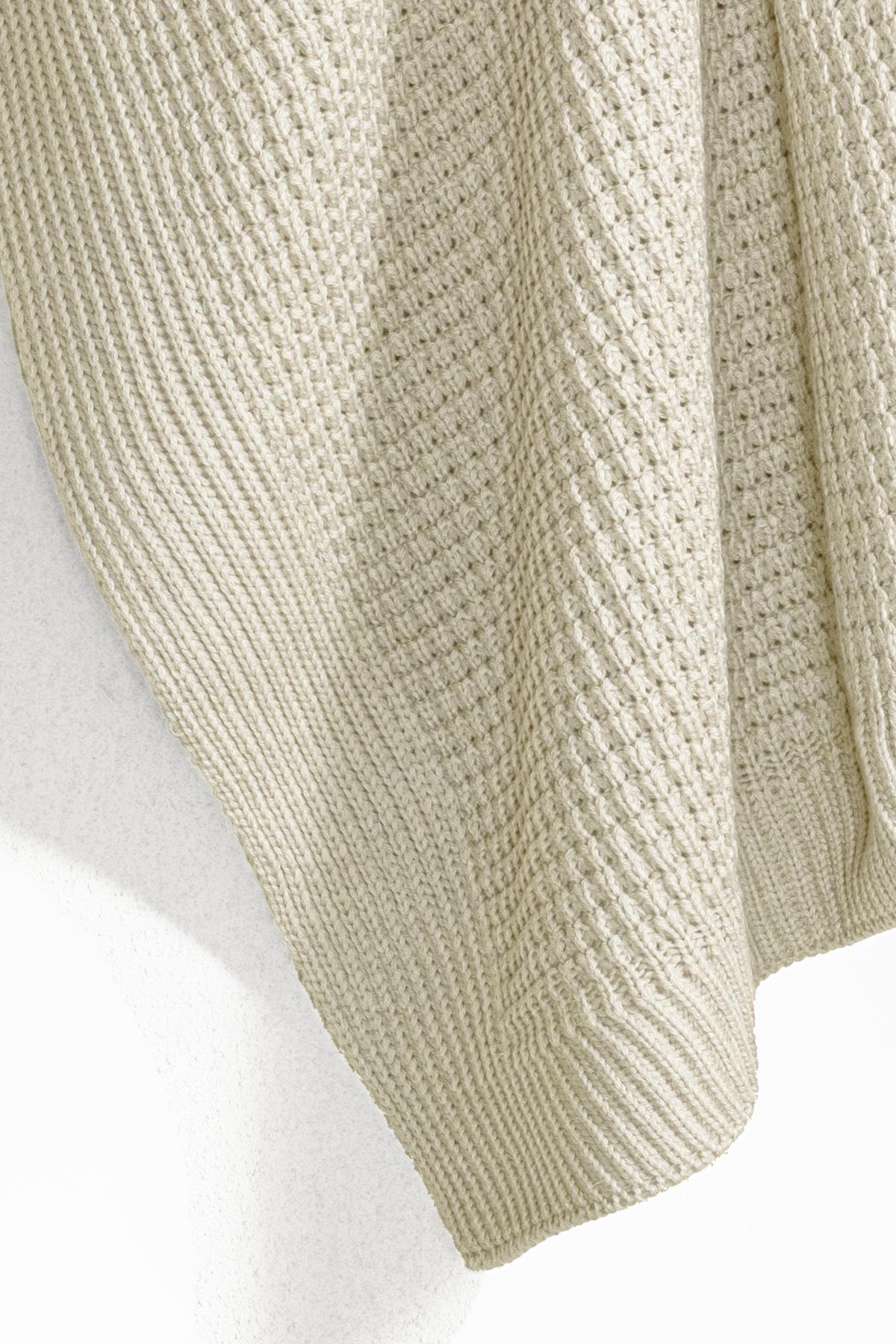 Kanz Triko Battaniye (Knz-006)(Knz-007) Krem