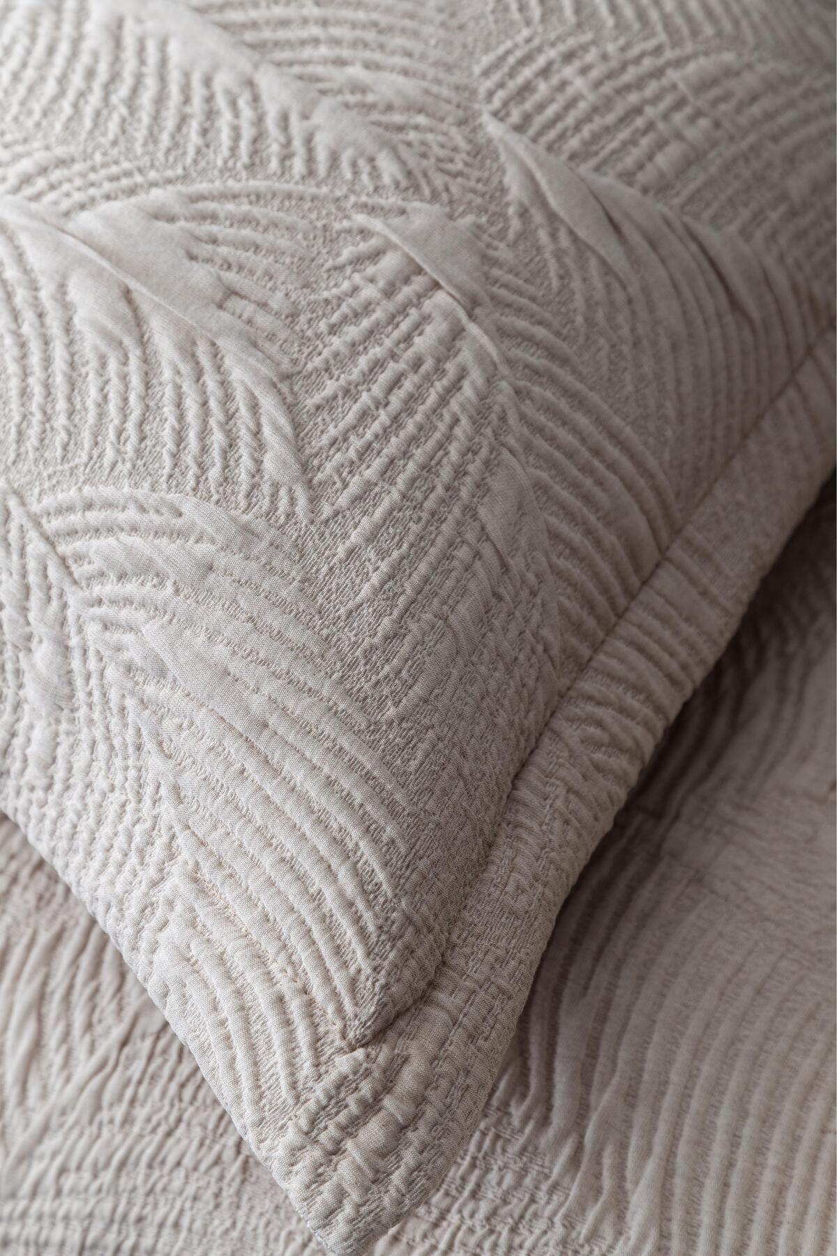 Apricitas Home Timeless Prime Set Çift Kişilik Foglıa Beıge