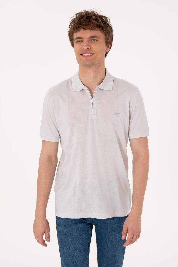 U.S Polo Assn. Tişört 2107318 G081SZ011 Açık Gri