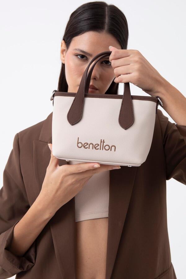 United Colors Of Benetton Kadın El Çantası BNT_1598 Bej-Kahve