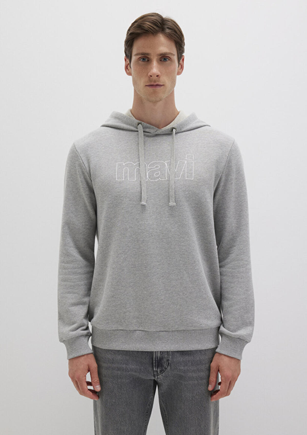 Mavi Sweatshirt M065606-28387 Açık Gri