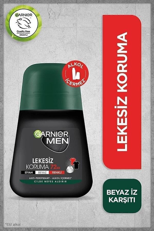 Garnier Men Roll-On Lekesiz Koruma 50Ml