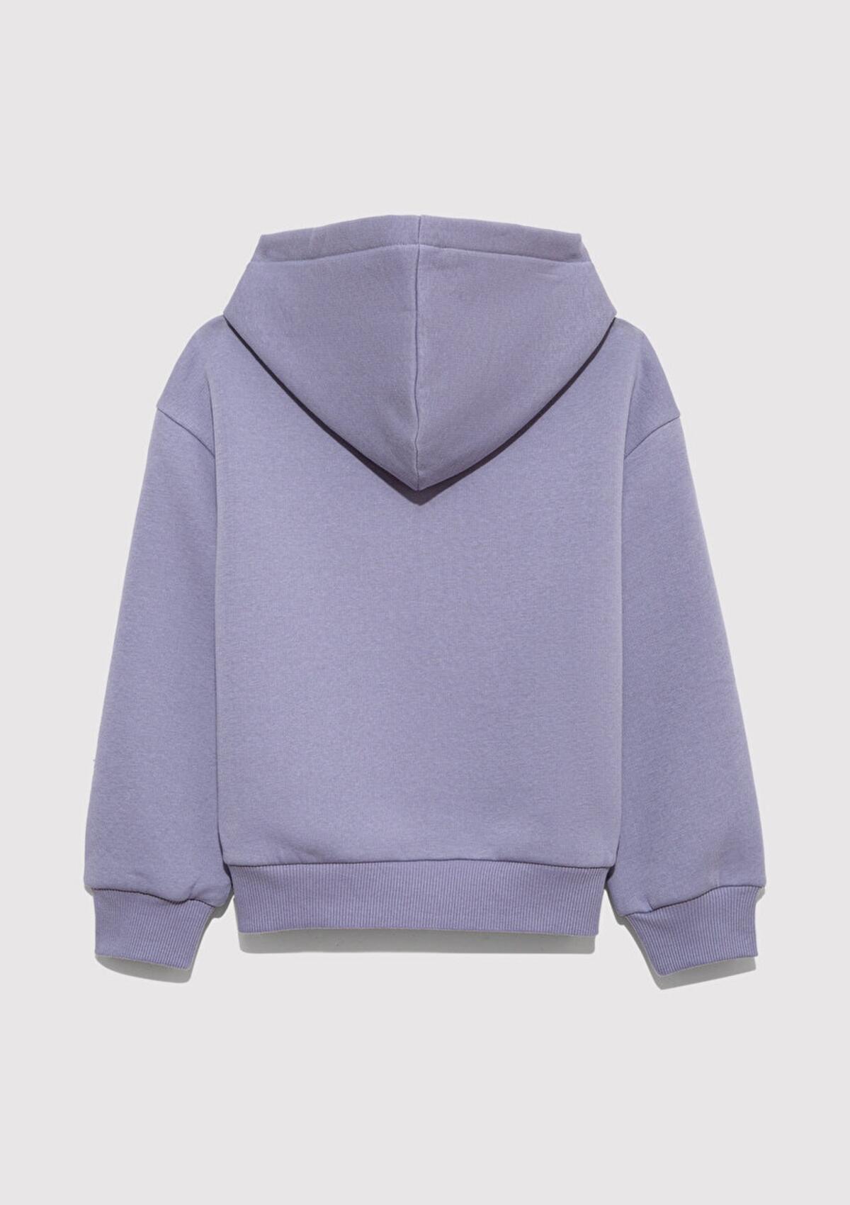 Mavi Sweatshirt Kız Çocuk M7610035-88095 Mor