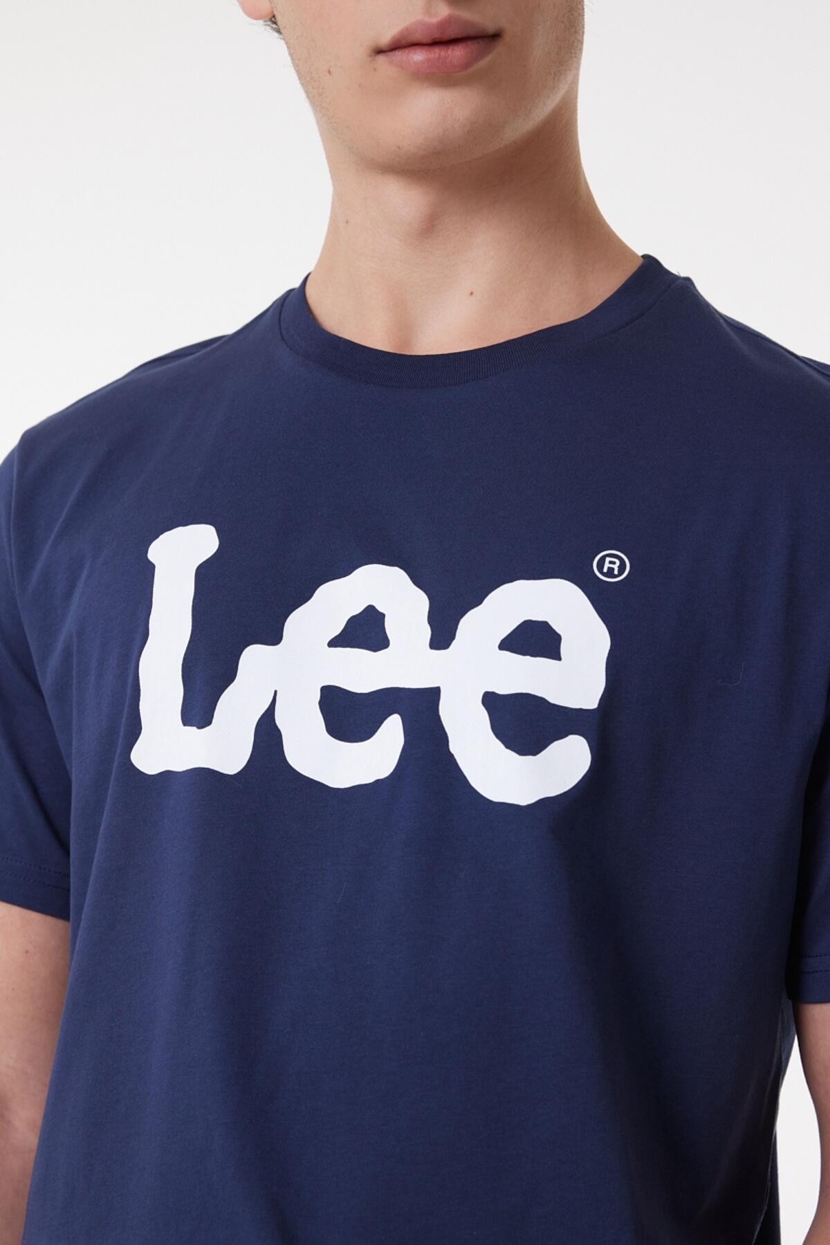 Lee Tişört ML65QAIEE Koyu Mavi