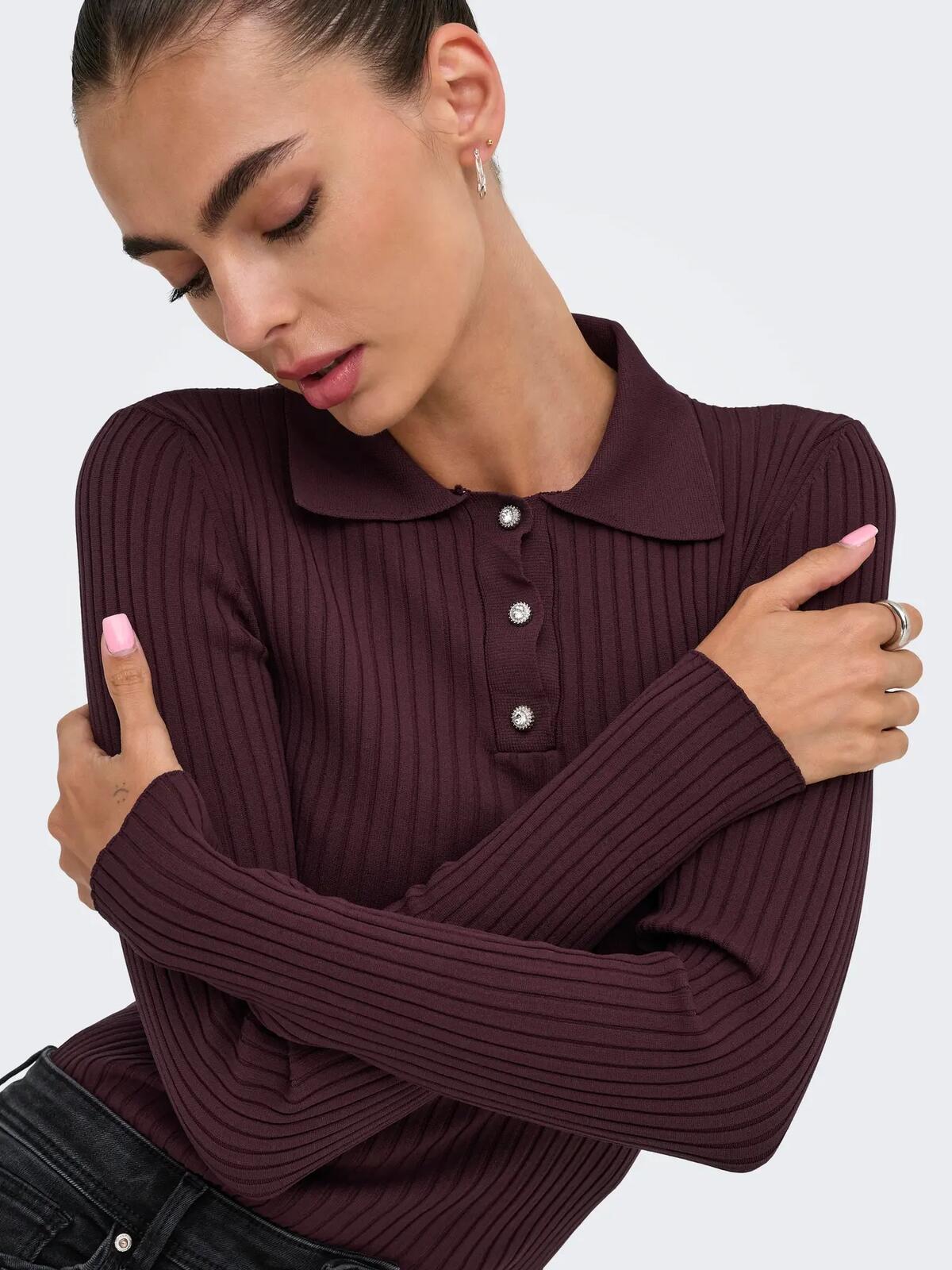 Only Bluz 15355354 Bordo