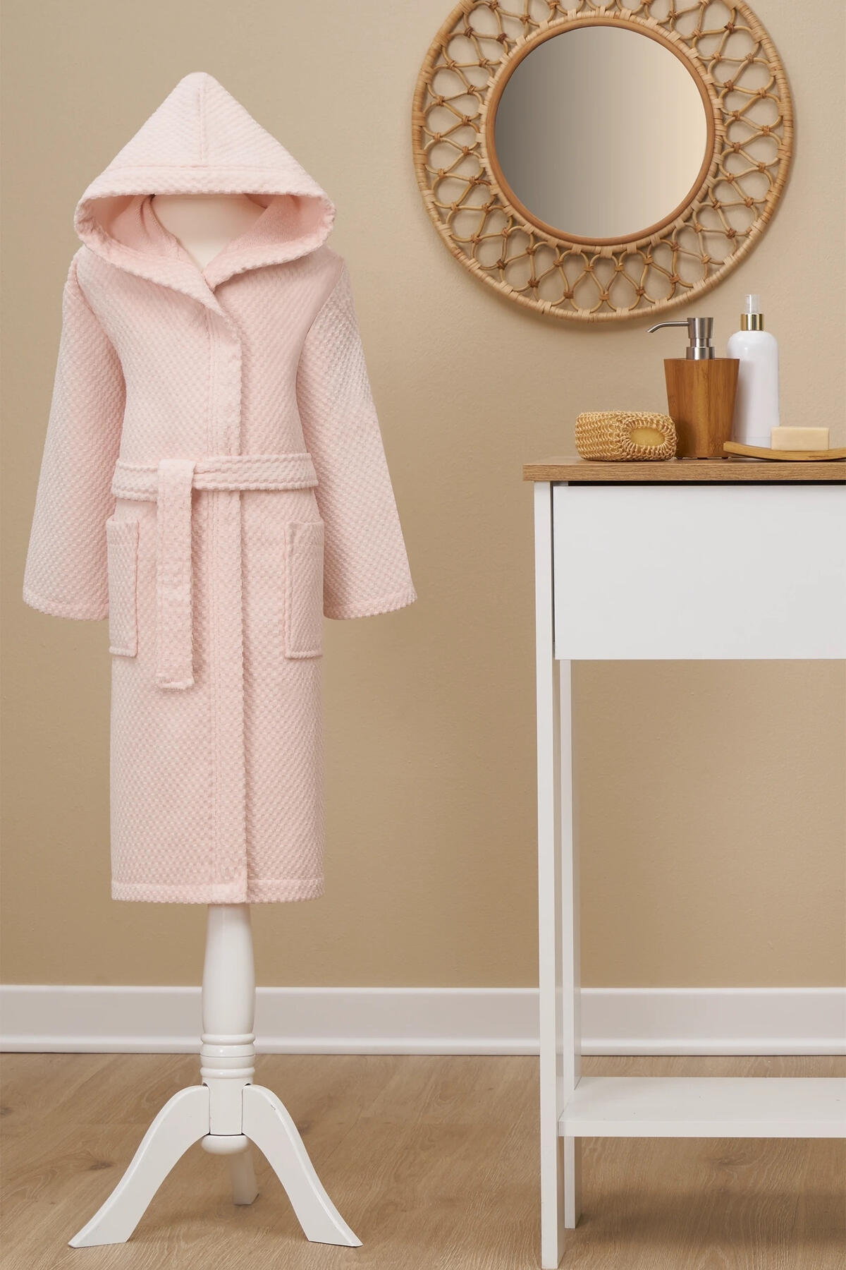 Özdilek Bornoz Çocuk Brıght 11-12 Yaş Pembe