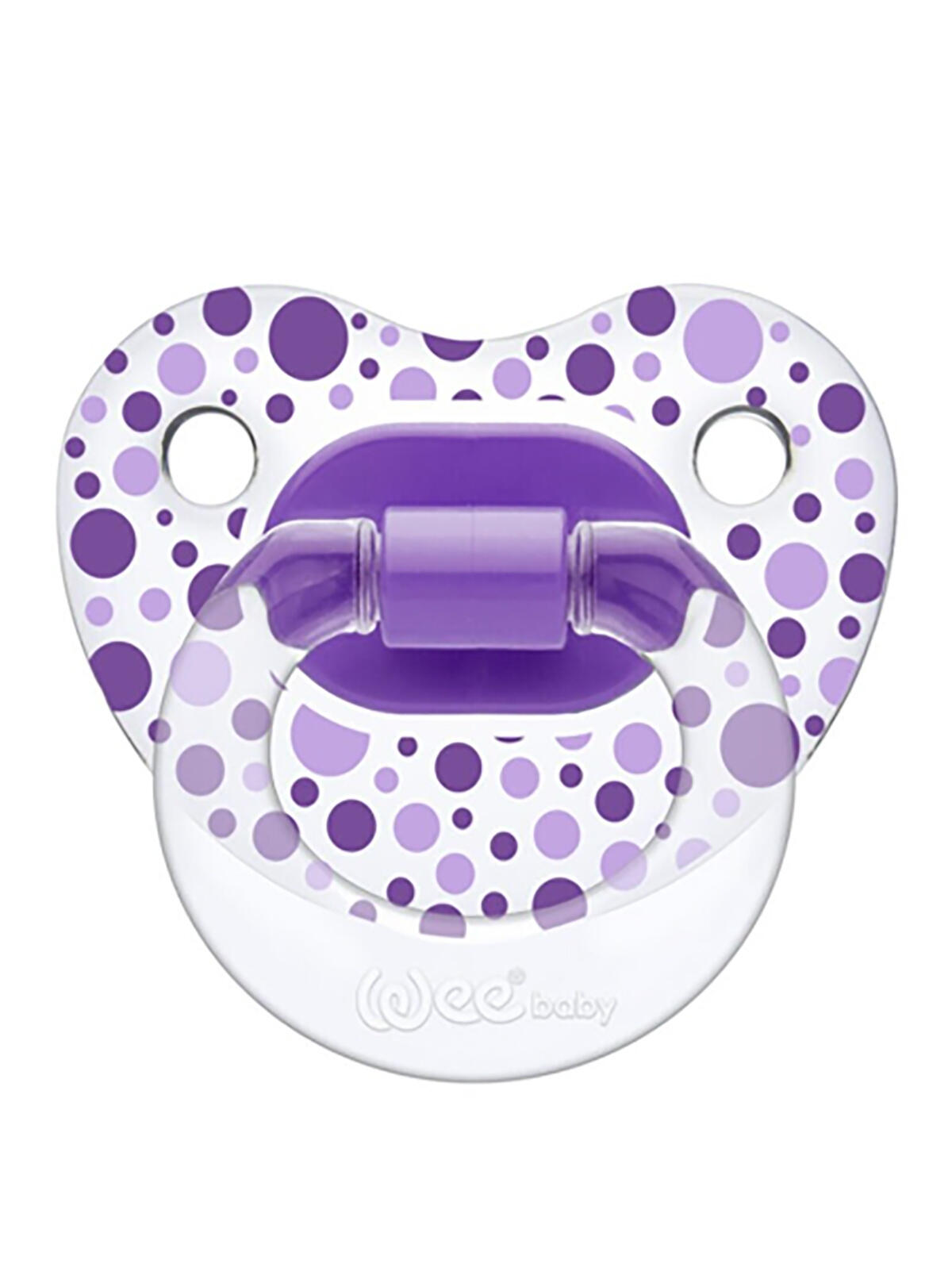 Wee Baby Emzik Damaklı Şeffaf Desenli No:3 RB838