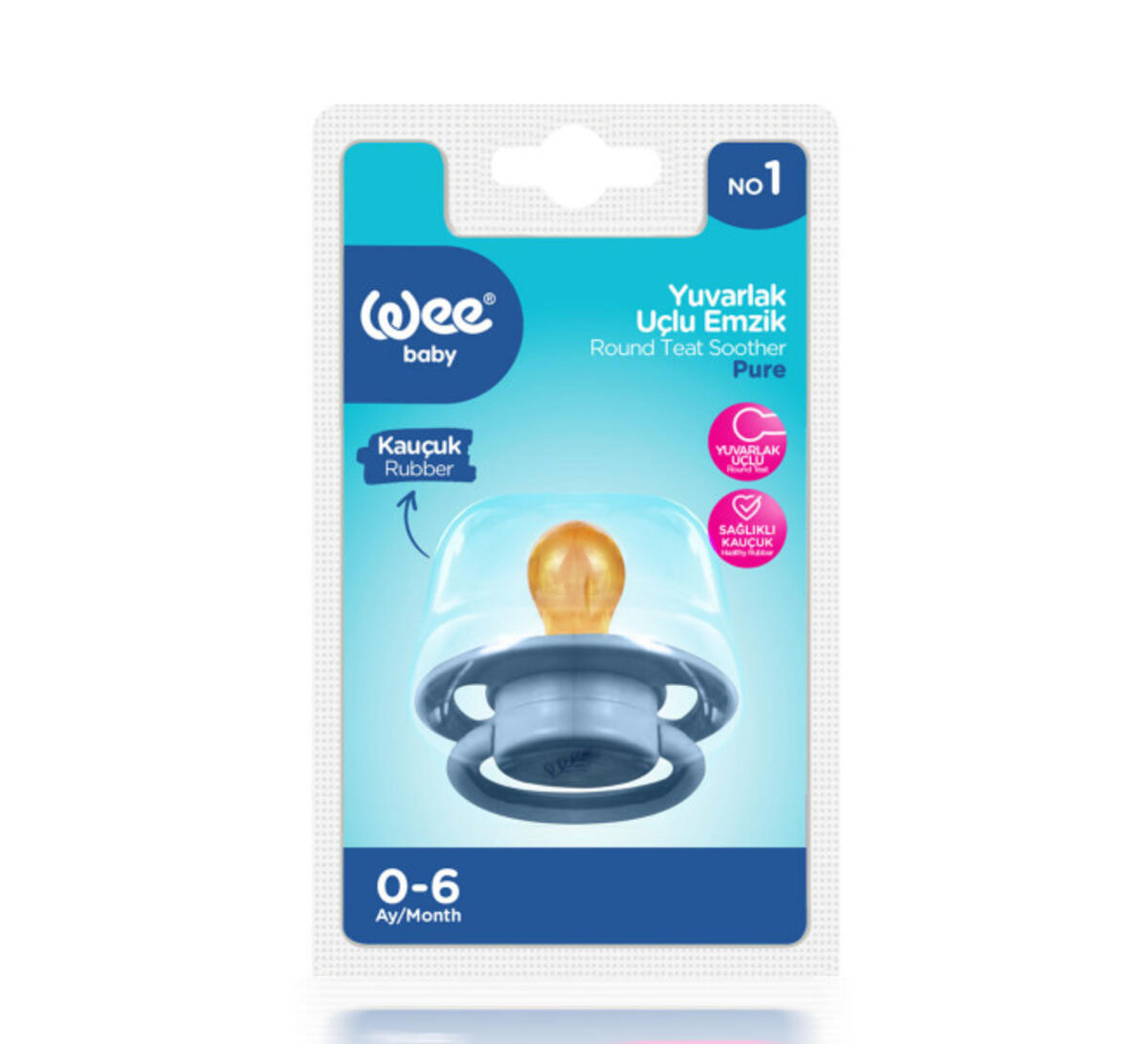 Wee Pure Emzik Kauçuk Uçlu No:1 RB698