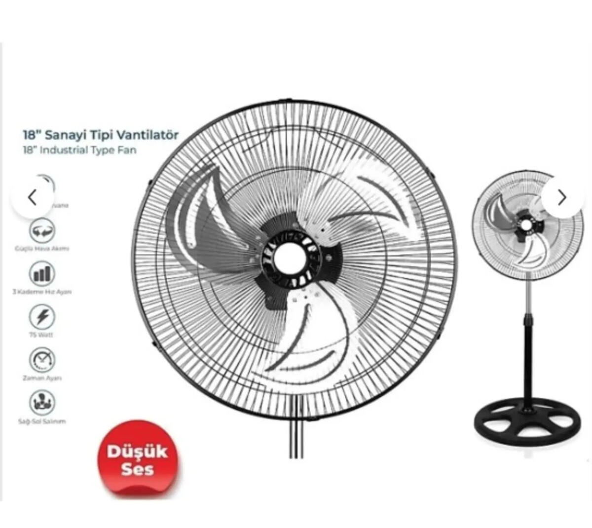 Grünberg Vantilatör VNT-006 Tayfun 18"