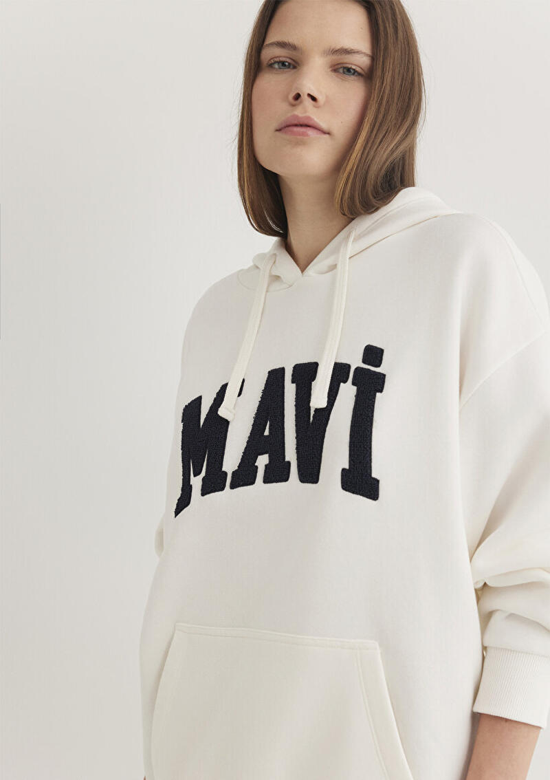 Mavi Sweatshirt M1S10175-80194 Beyaz