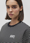Mavi Sweatshirt M1S10100-85143 Siyah Çizgili