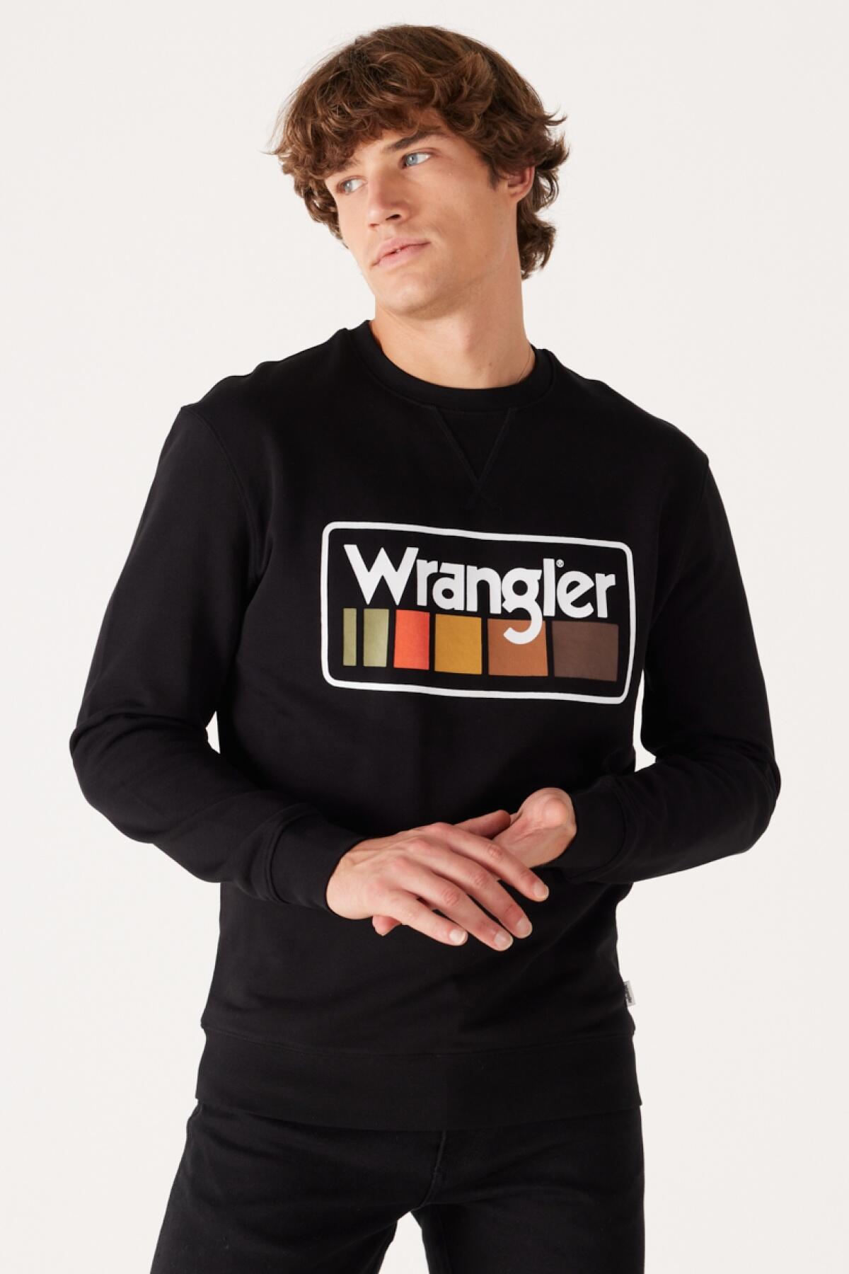 Wrangler Sweatshirt W646H1001 Siyah