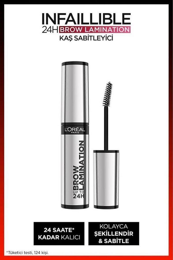 Loreal Paris Kaş Sabitleyici Infaillible 24H Brow Lamination Şeffaf