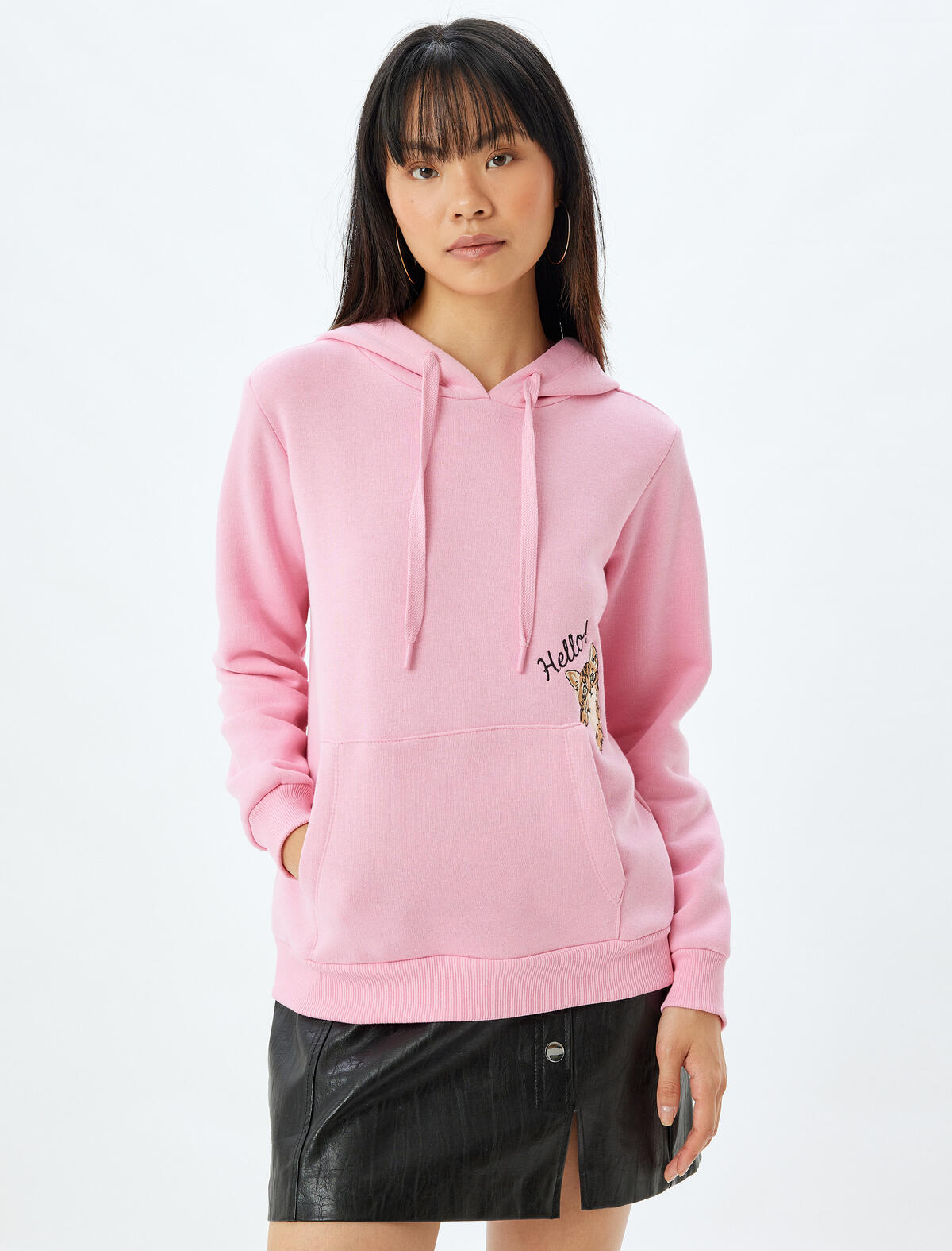 Koton Sweatshirt 5WAL10207IK Pembe