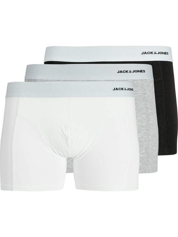 Jack&Jones Boxer 3Lü 12276566 Beyaz