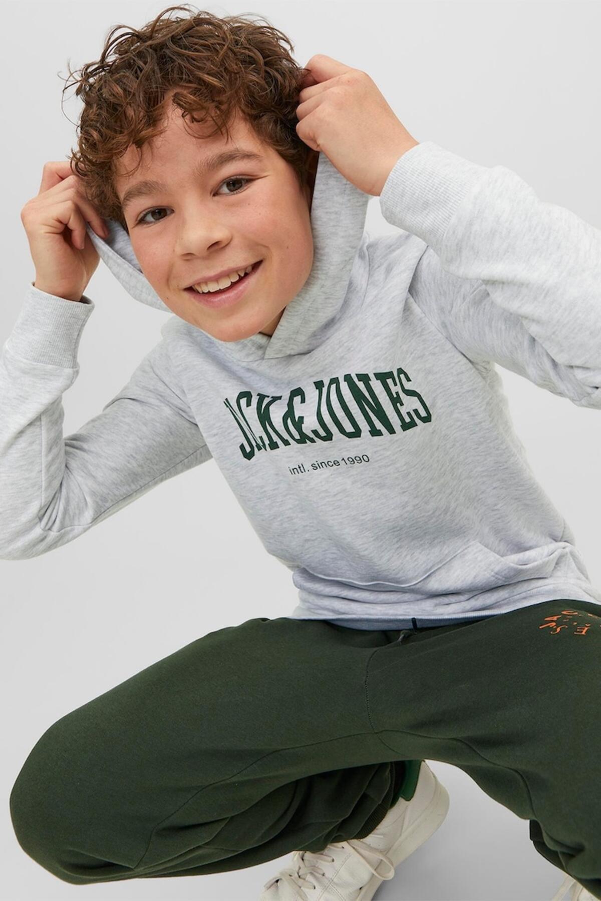 Jack&Jones Sweatshirt Erkek Çocuk 12237401 Gri