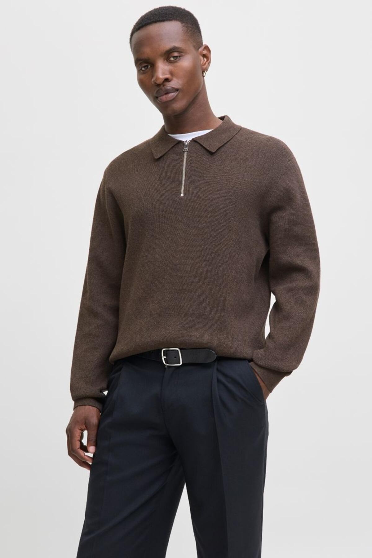 Jack&Jones Kazak 12281743 Kahverengi