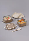 Aryıldız Saklama Kabı Bento Lunch Box Kare 1400Ml 153AR262115 Haki
