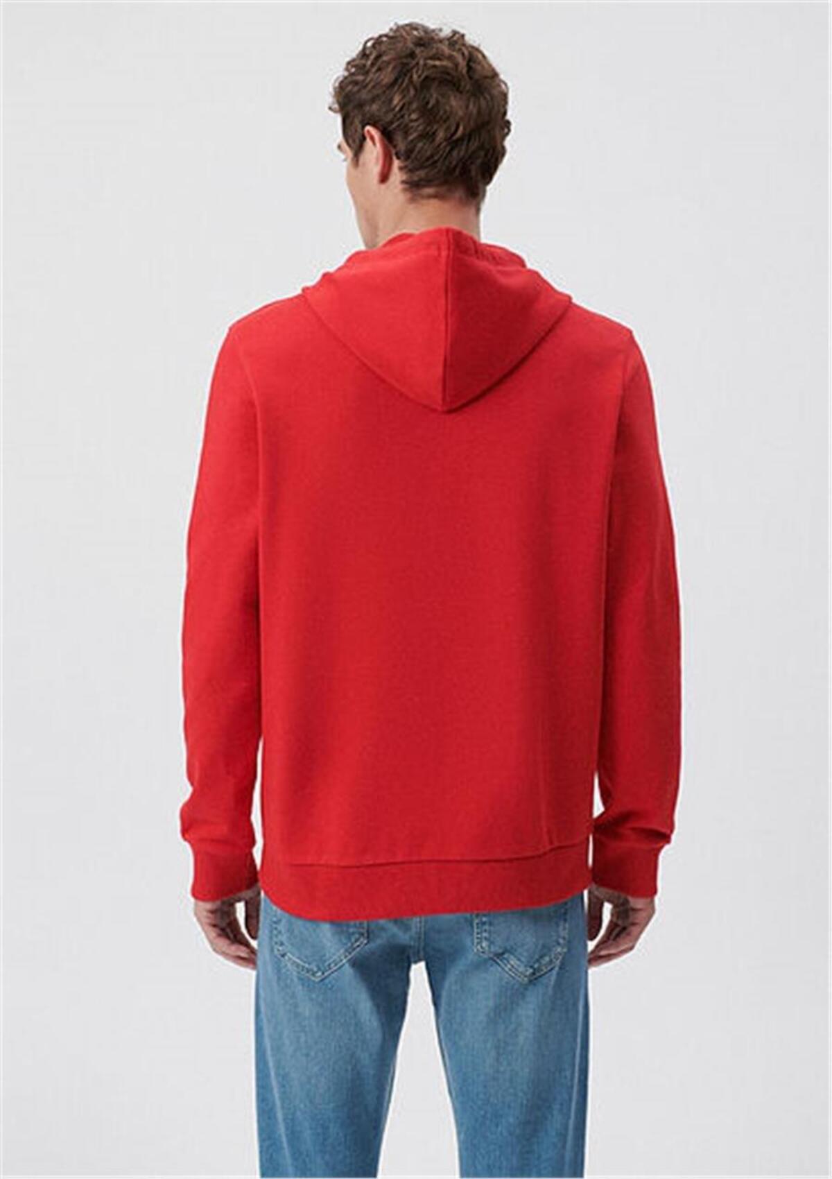 Mavi Sweatshirt M065606-82054 Acı Kırmızı