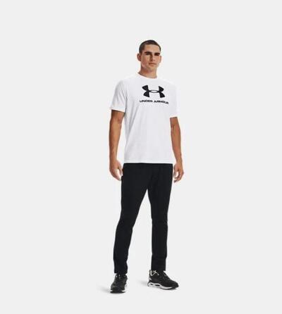 Under Armour Ua M Sportstyle Logo Ss 1329590-100 Beyaz (Dy)