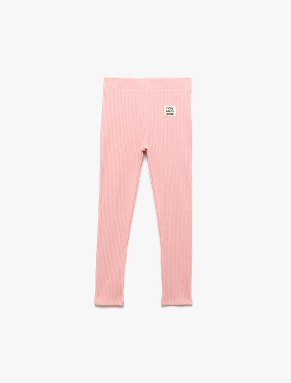 Koton Tayt Kız Çocuk 6WKG40064AK Pembe