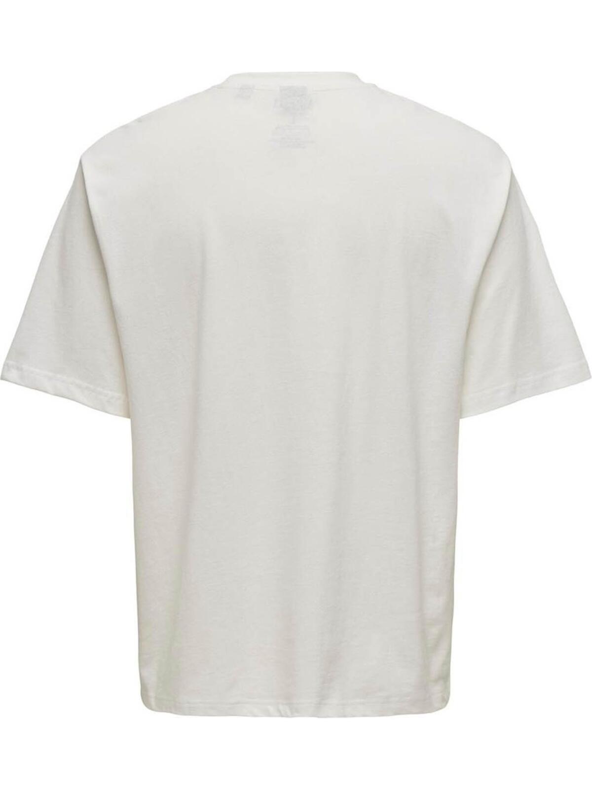 Only&Sons Tişört 22029524 Krem