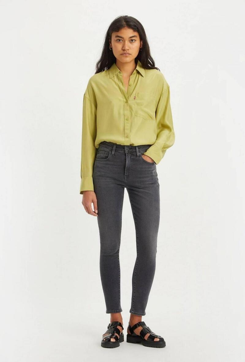 Levis Pantolon 721 Skinny 18882-0598 Siyah (Dy)