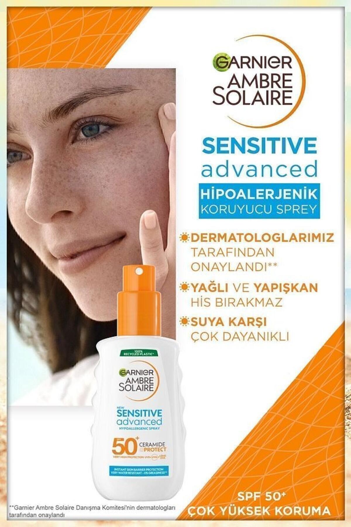 Garnier Ambre Solaire Yetişkin Sprey Koruyucu SPF50 150Ml