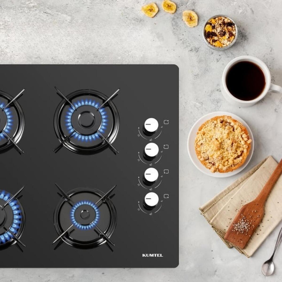 Luxell Setüstü Ocak Lx-40Tshdf Lpg Siyah