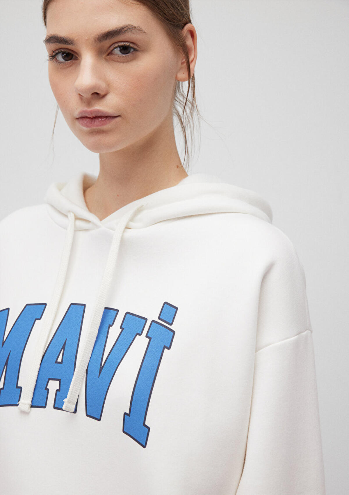 Mavi Sweatshirt M1600361-81964 Kırık Beyaz