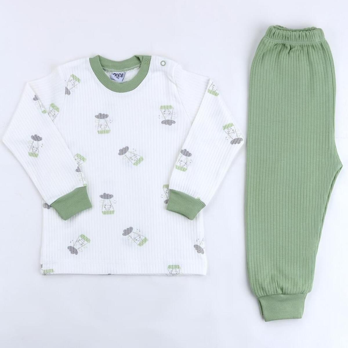 Sebi Pijama Takım 1-3 Yaş Paraşüt 9158