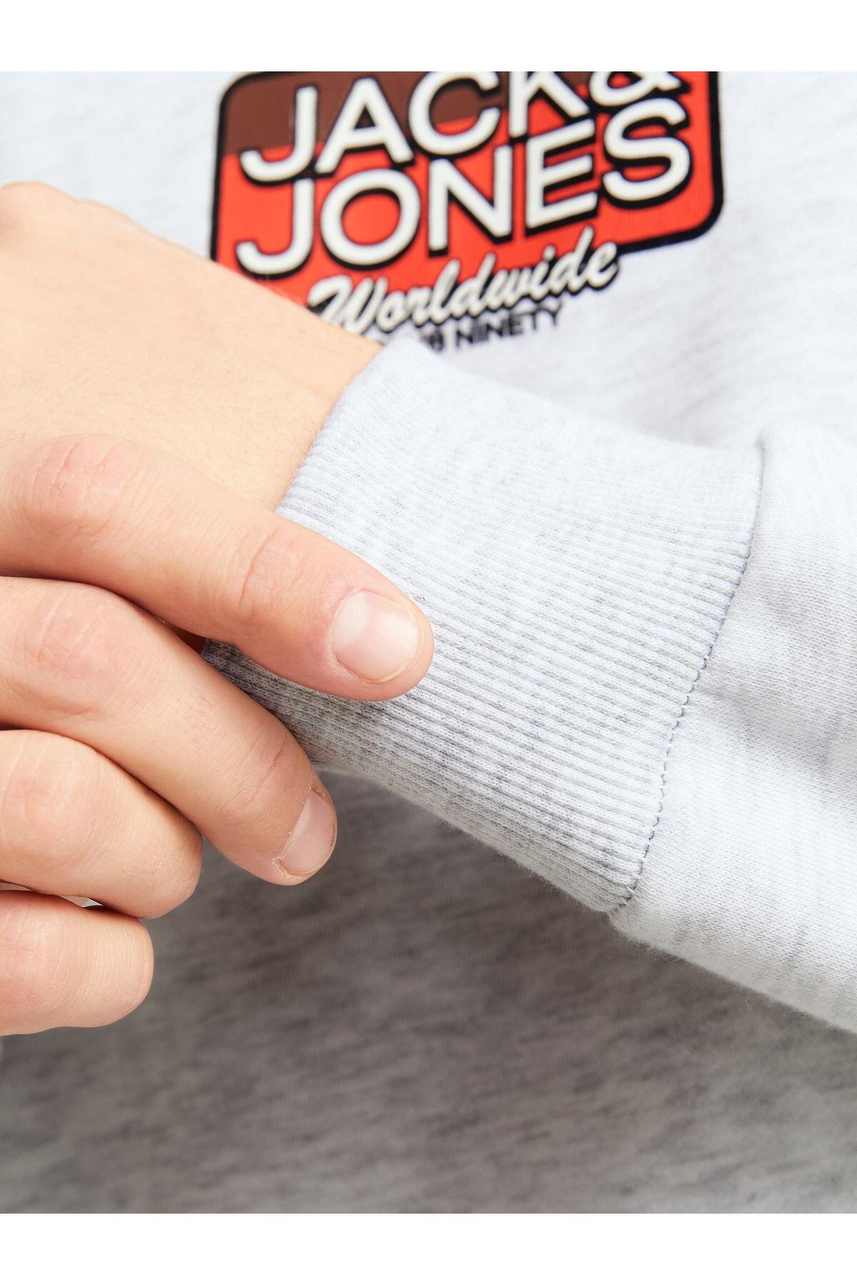 Jack&Jones Sweatshirt 12270010 Beyaz Melanj