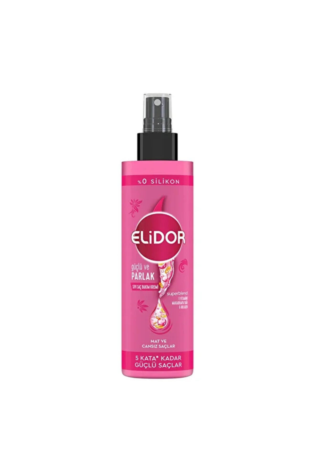 Elidor Saç Bakım Kremi Sıvı Güçlü ve Parlak 200Ml