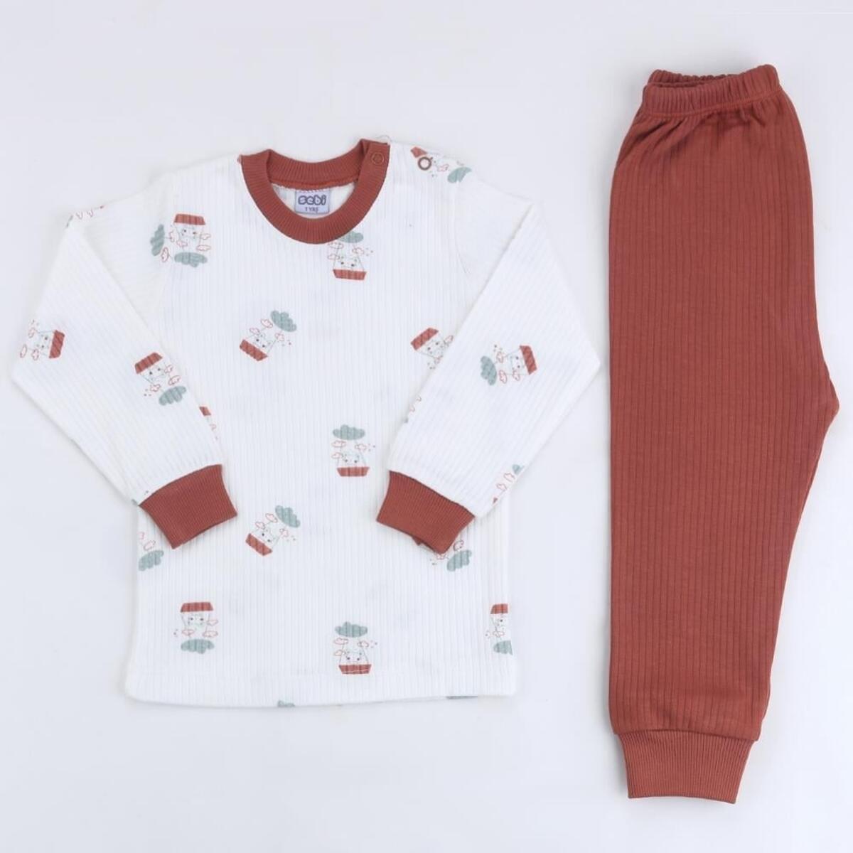 Sebi Pijama Takım 1-3 Yaş Paraşüt 9158