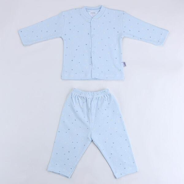 Sebi Pijama Takım 3-12 Ay Nokta Çiçek 9151