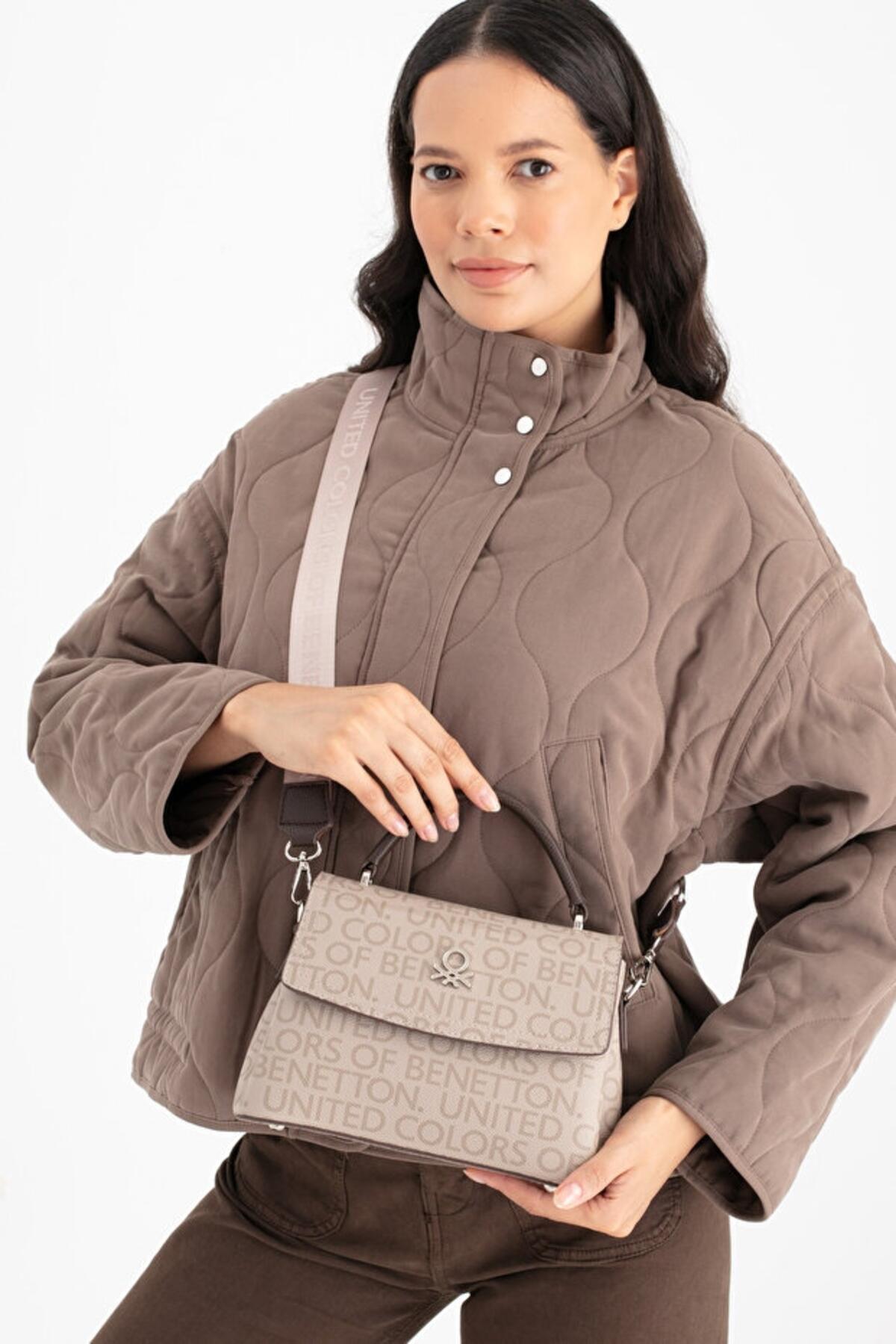 United Colors Of Benetton Kadın Çapraz Çanta BNT_1691 Taş-Kahve United Colors Of Benetton Kadın Çapraz Çanta BNT_1691 Taş-Kahve