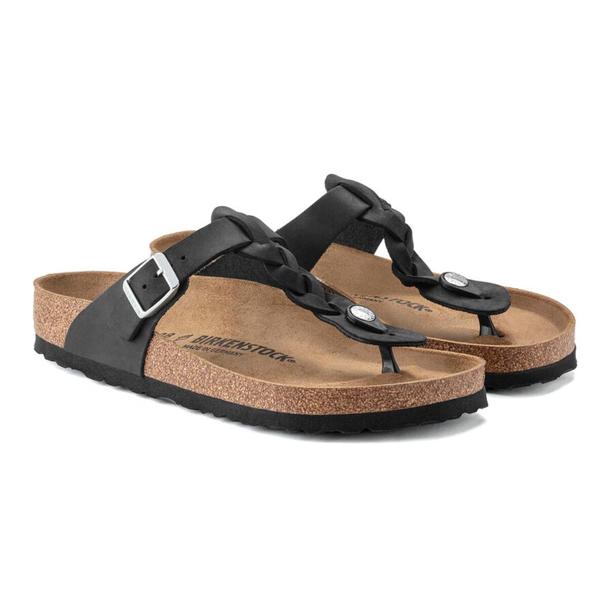 Birkenstock Gizeh Leoi Braided 1021349 Black