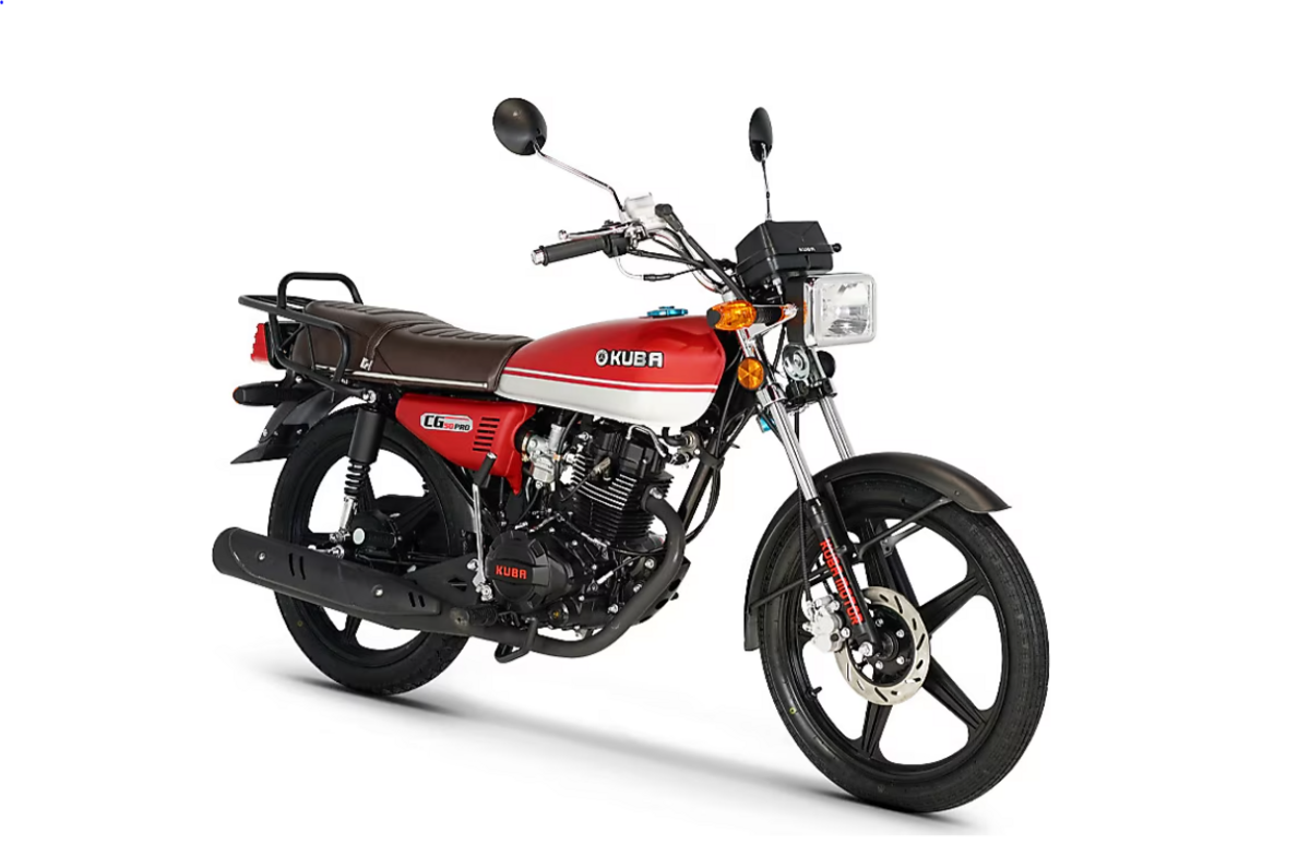 Kuba Motosiklet CG50 Pro New Kırmızı