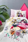 Özdilek Nevresim Takımı Tek Kişilik Lisanslı Princess Rose Pembe