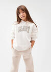 Mavi Sweatshirt Kız Çocuk M7610035-81964 Beyaz