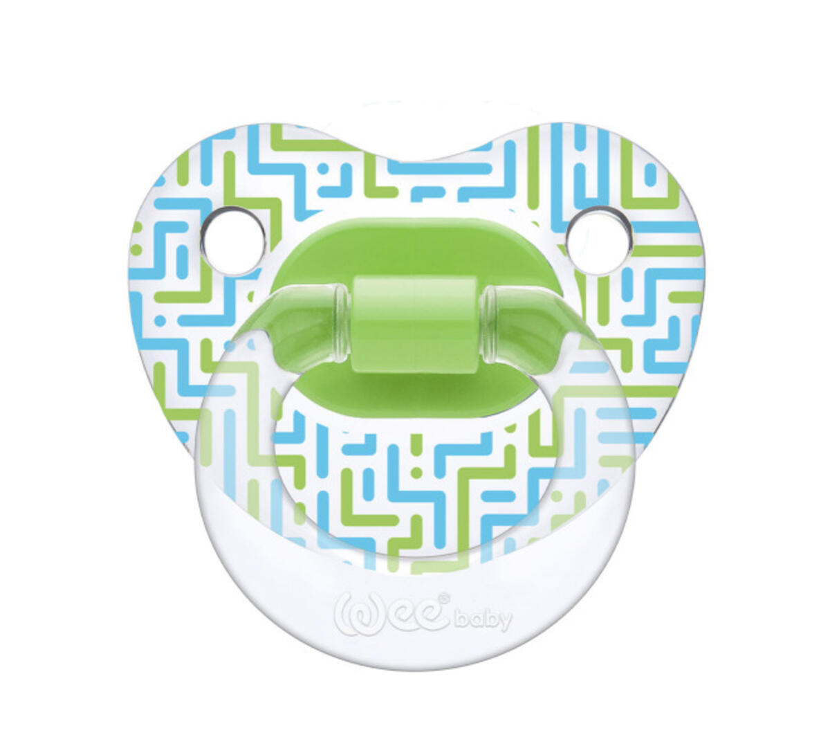 Wee Baby Emzik Damaklı Şeffaf Desenli No:2 RB837