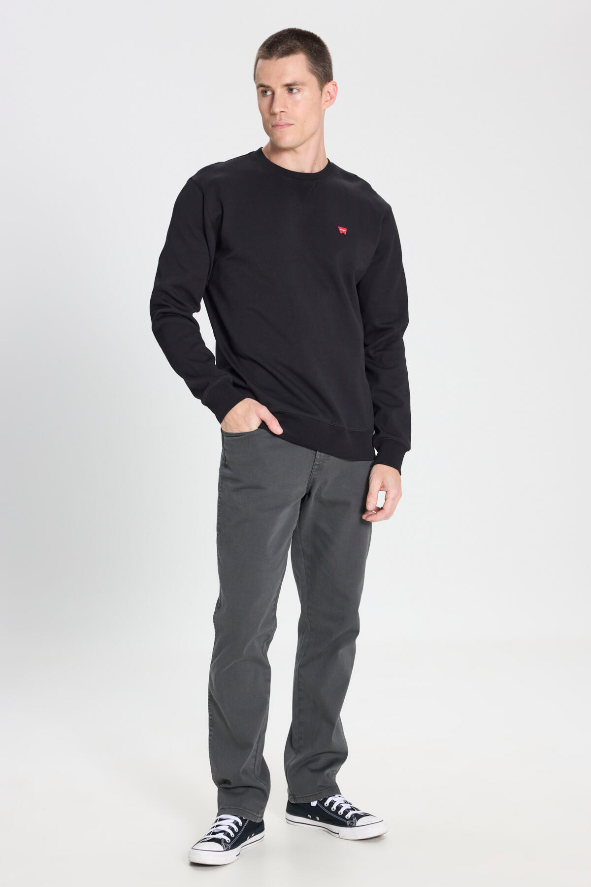 Wrangler Sweatshirt W242726001 Siyah
