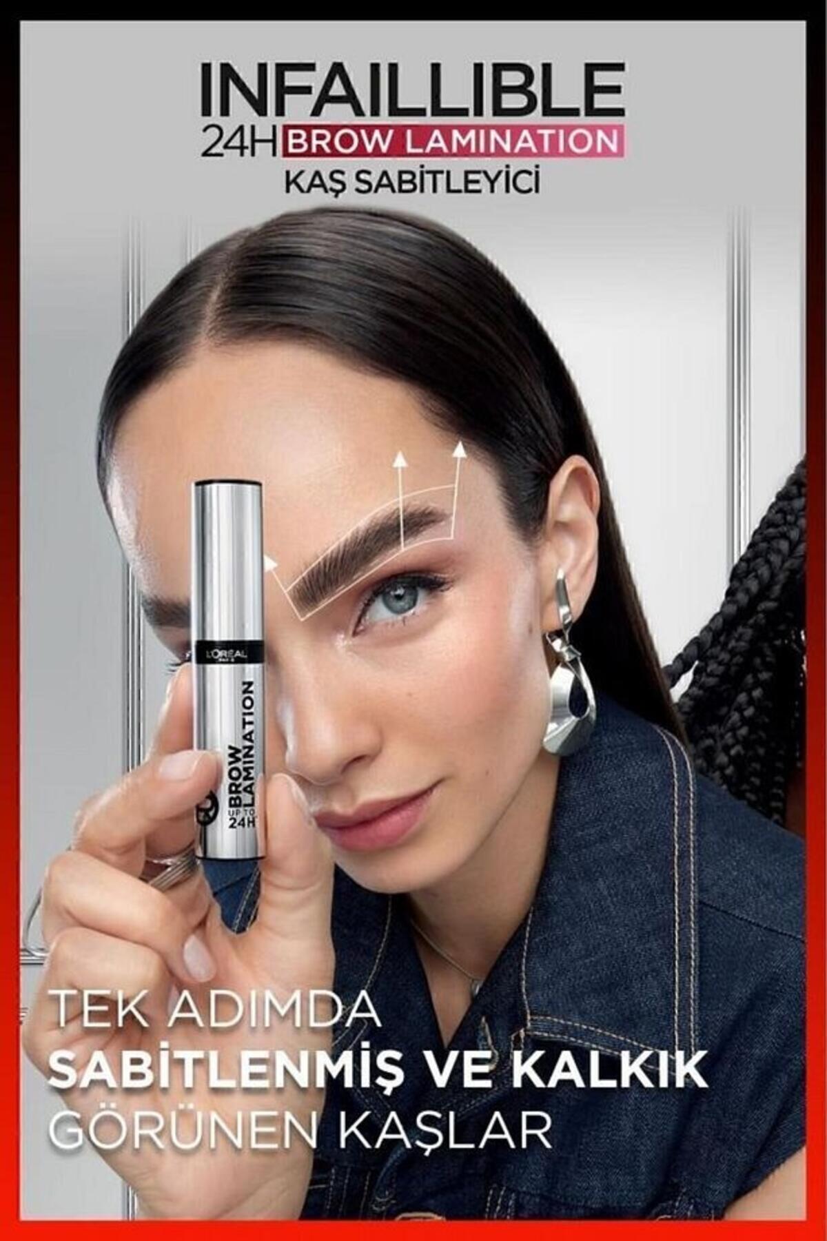 Loreal Paris Kaş Sabitleyici Infaillible 24H Brow Lamination Şeffaf