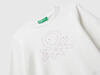 Benetton Tişört Kız Bebek BNT-BG 3I9WG10JS-25K Beyaz