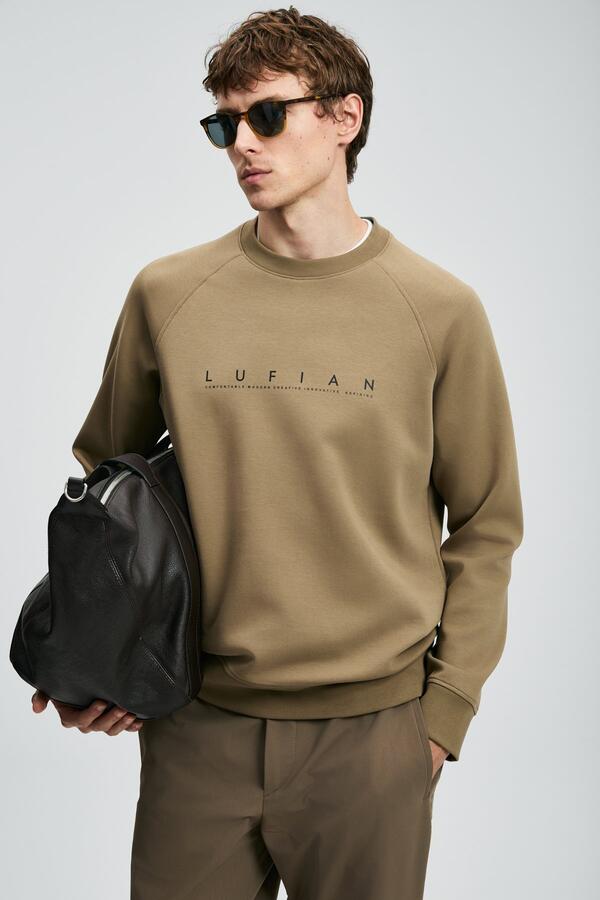 Lufıan Erkek Sweatshirt Cooper 112030177 Kum