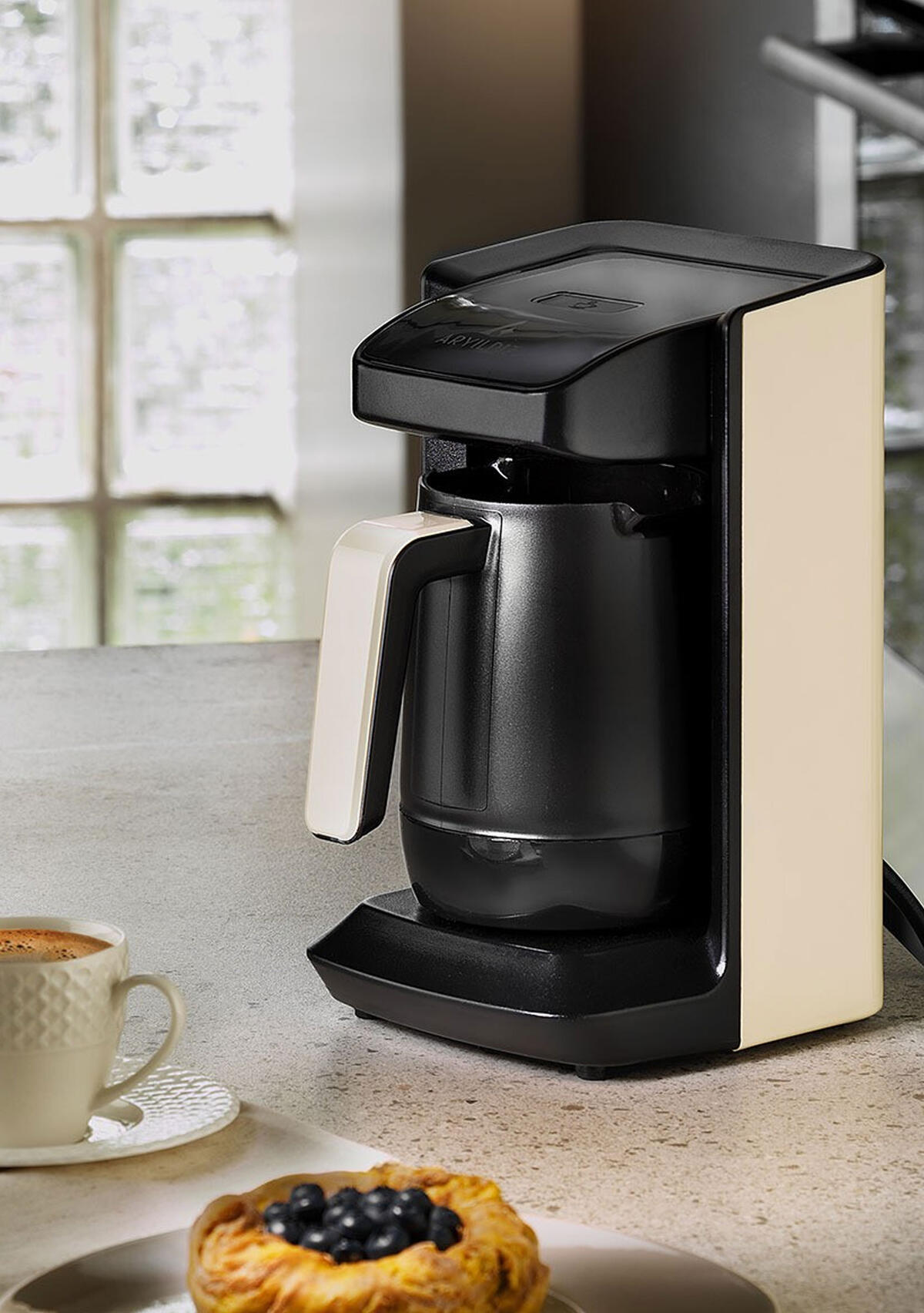 Aryıldız Kahve Makinesi Caffe Turc 153AR256619 Krem